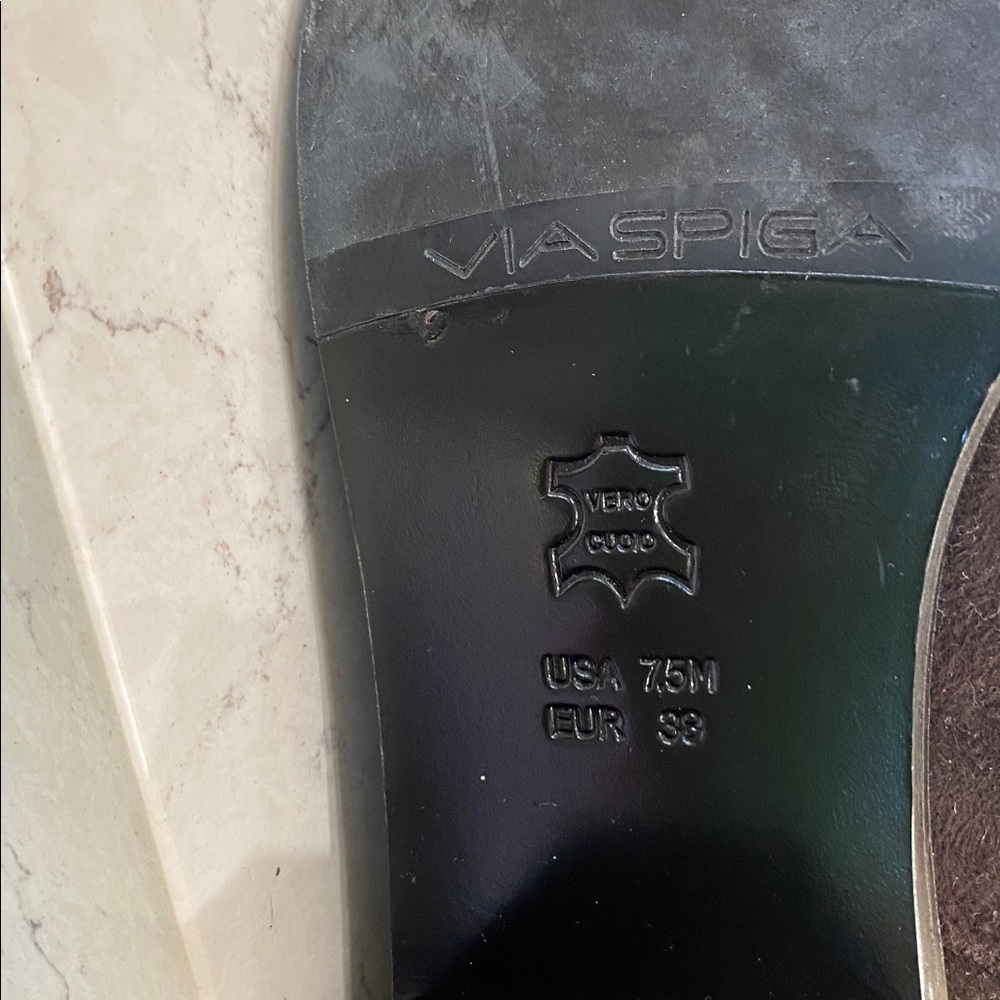 Via Spiga Black and Brown Footwear - Picture 5 of 8
